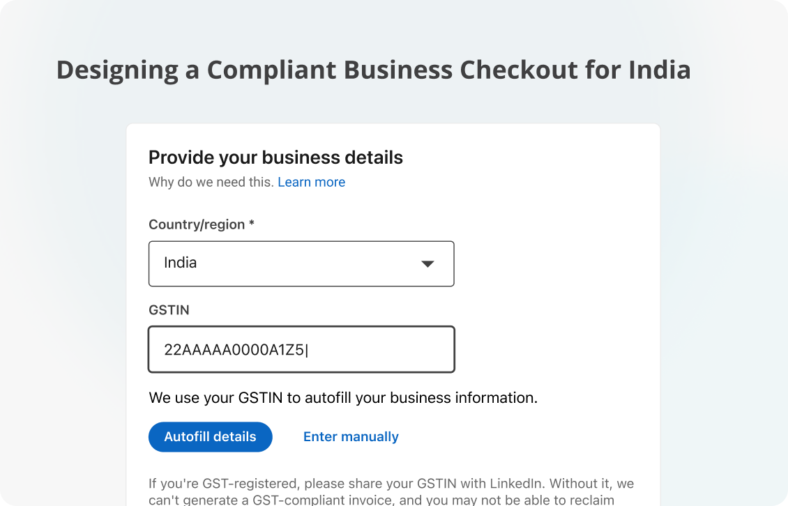 Buy as Business in India